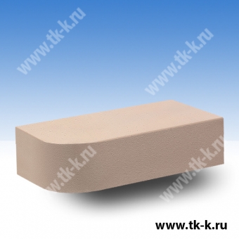 Кирпич полнотелый радиусный Камелот тем-шоколад М-300 - КС Керамик